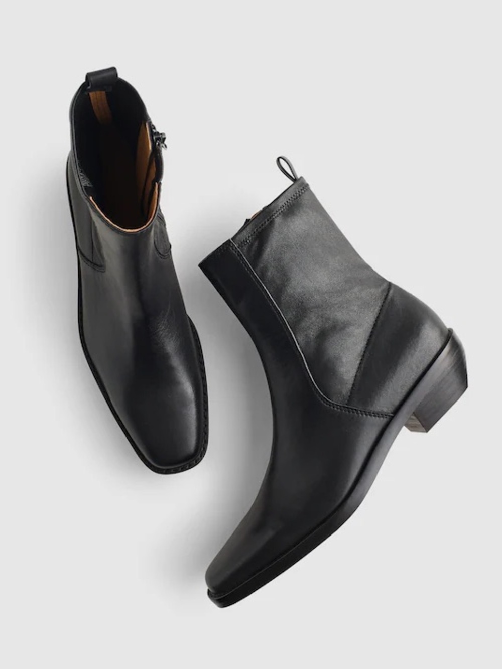 Madewell The Idris Ankle Boot in True Black Size 7.5 NWOB $198 NX431